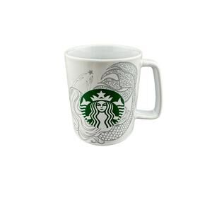 Starbucks 2020 Mermaid Catching a Star Coffee Mug 11 oz